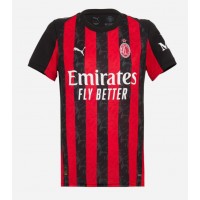 Stroje piłkarskie AC Milan Koszulka Podstawowej dla damskie 2025-26 Krótki Rękaw